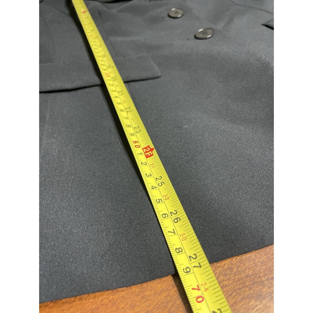 Anne Klein Women's 6 Suit Black 3 Signature Button Blazer Career Chic Y2K EUC - Picture 9 of 13